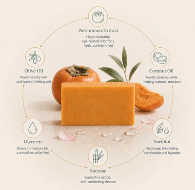 Authentic Japanese Persimmon Soap